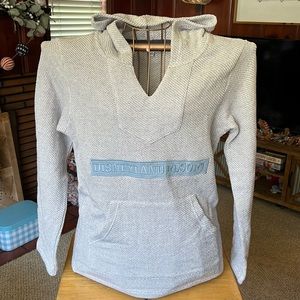 Poncho Style Disneyland Resort pullover hoodie knit sz S